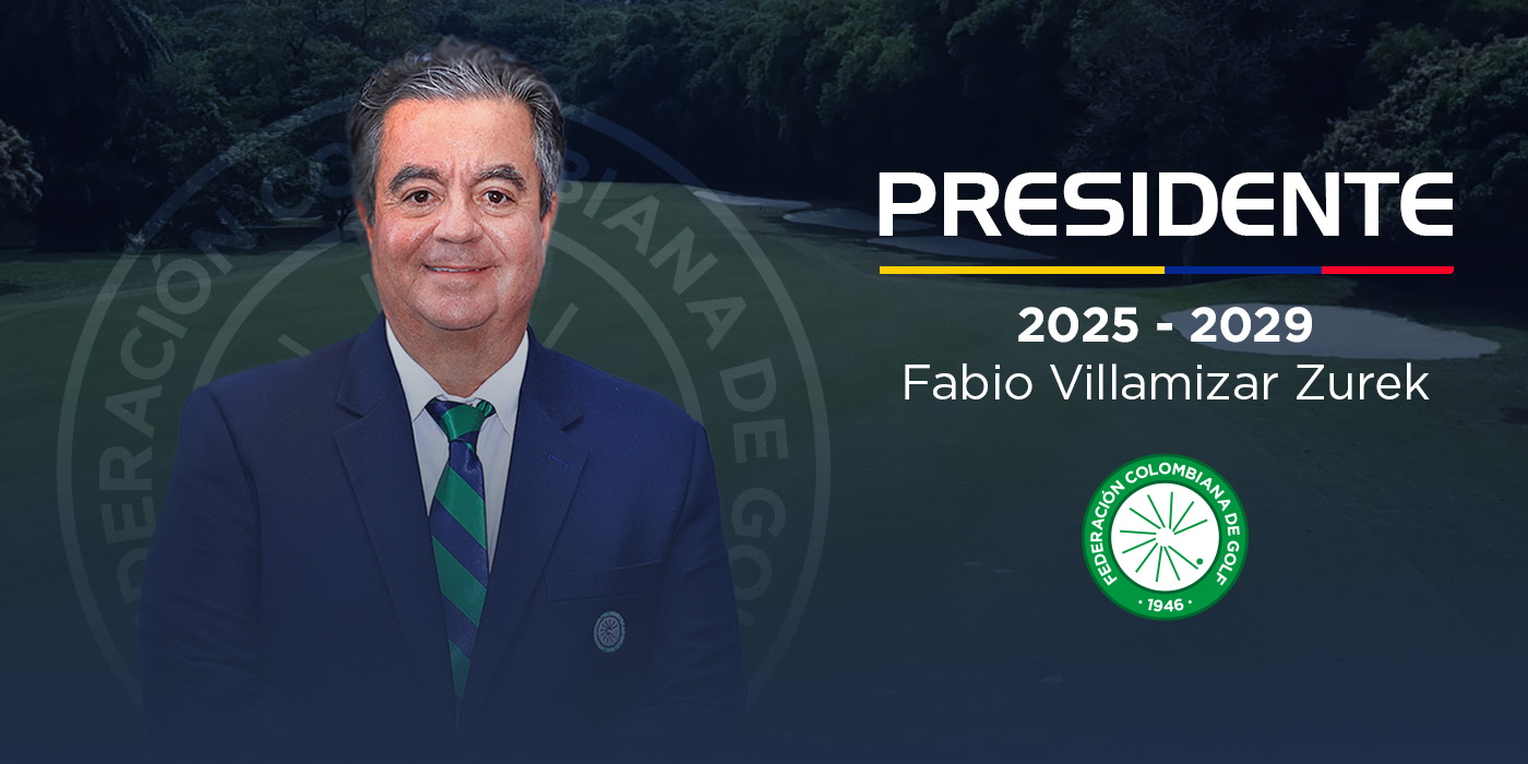 Fabio Villamizar Zurek, nuevo presidente de la Federación Colombiana de Golf